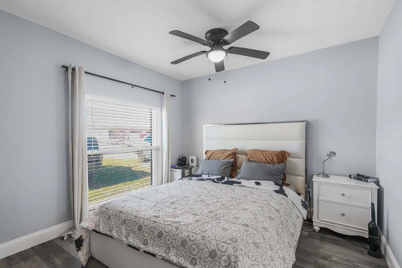 Master bedroom in Fort Myers Florida home for sale