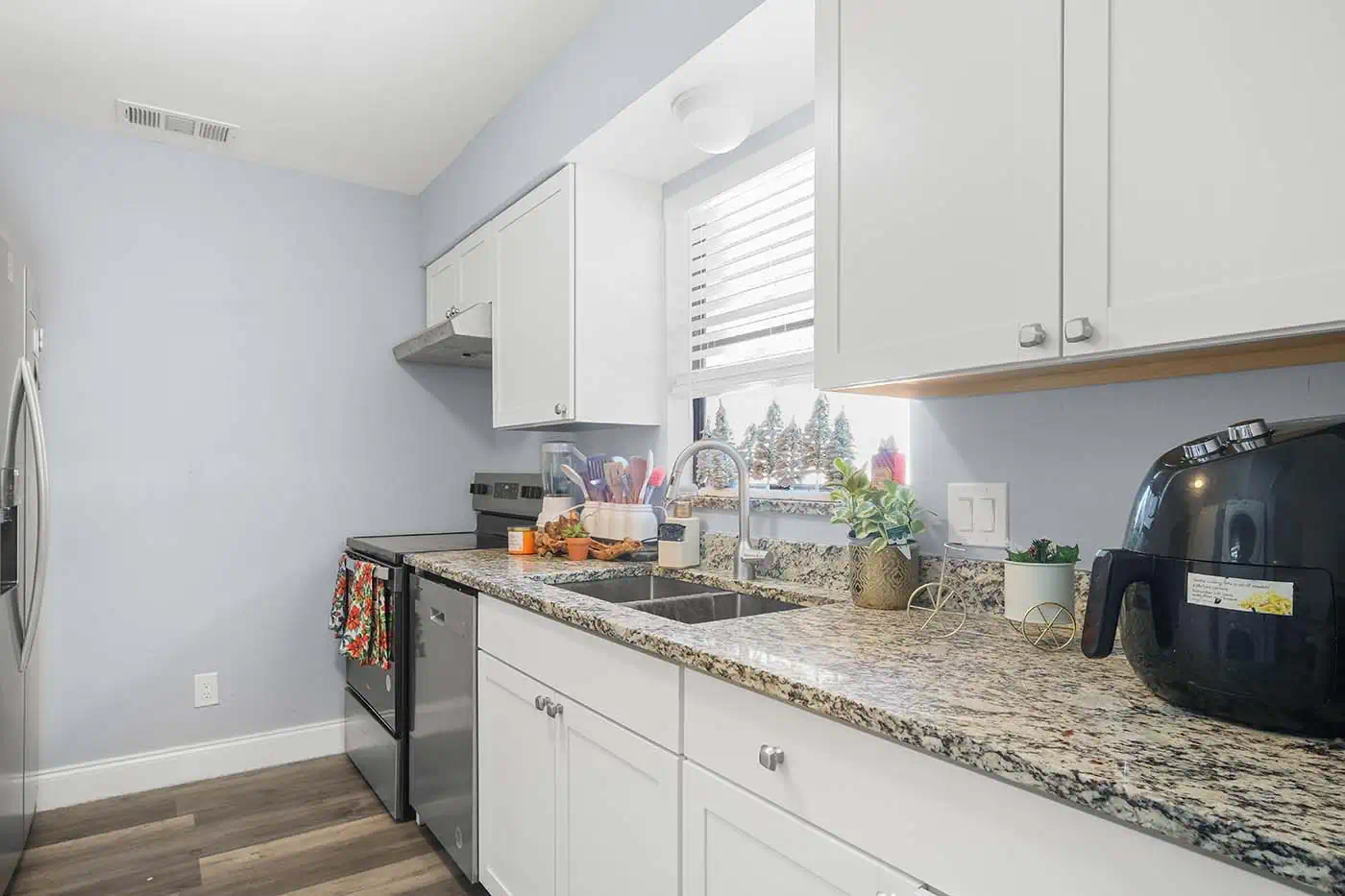 Kitchen in Fort Myers FL home for sale at 17495 Ellie Dr with modern cabinets